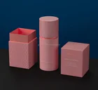 Customized Poy Cardboard Round Cosmetic Paper Tube Packaging Cosmetic Box For Lip Balm