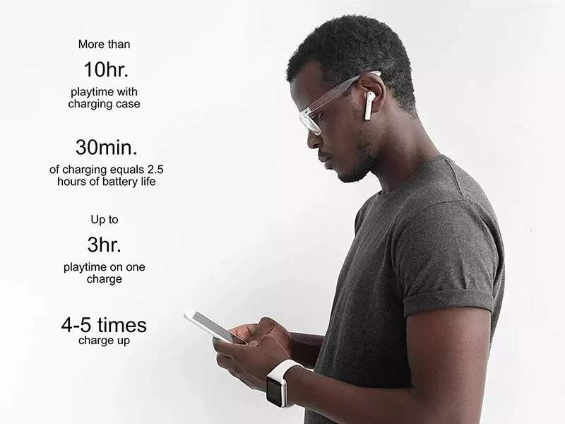 Touch Control Original Auto Power-on Auto Pairing 5.0 TWS True Wireless Stereo i12 Earbuds Bluetooth For Iphone Apple Samsung Mi - ANKUX.COM