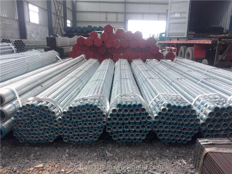 black round metal carbon erw steel pipe