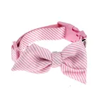 2019 Wholesale Custom Pink Floral Adjustable Pet Dog Collar for Medium Dogs and Cats