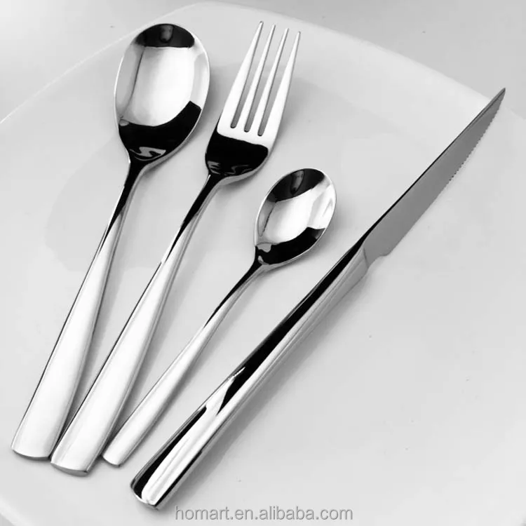 Royal Mirror Hand Polish Stainless Steel 18/10 Inox Flatware Cutlery Tableware Dinnerware Set