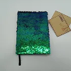 Manufacturer supply A5 sequin fabric notebook with hardcover new desgin new style
