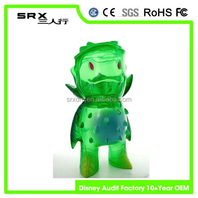 green figures,lestergreen transparent plastic figures