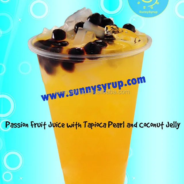 bubble tea passion fruit pulp concentrated juice & syrup