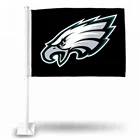 Printed Custom Car Window Philadelphia Eagles Flags With Pole