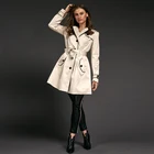 women dress coats winter, long windbreaker dress, trench coat dresses