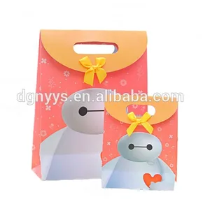 offset printing surface handling paper gift carrier bag with
