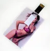Sexy bikini lady USB FLASH THUMB DRIVE 4GB Memory thin credit card style