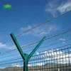 China suppliers Y shaped airport security fence with barbed wire