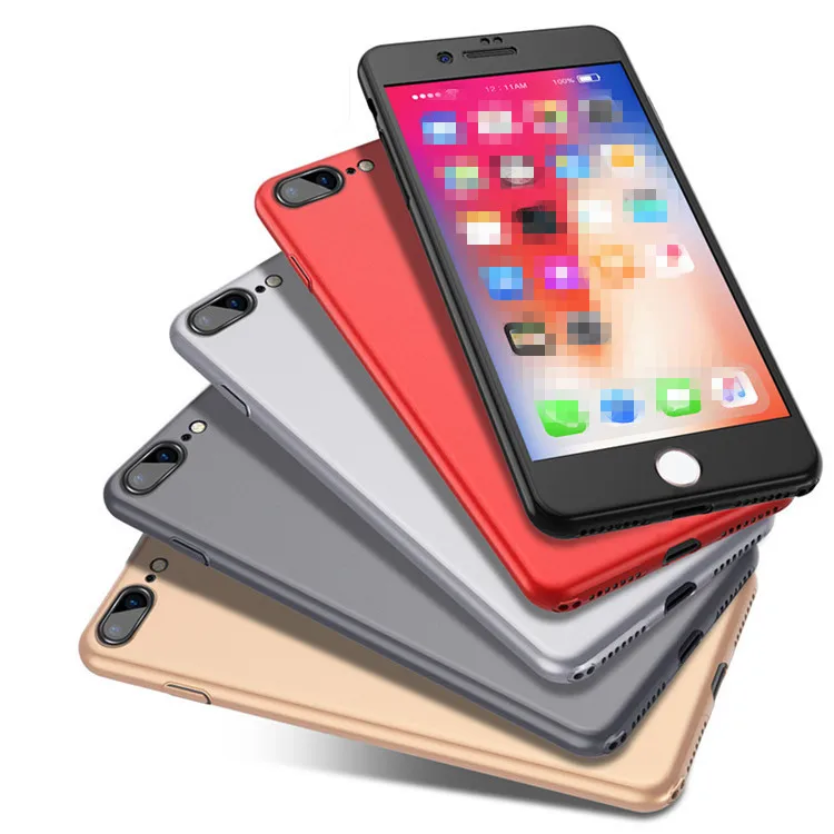 360 Degree Full Cover Shockproof Phone Case For iPhone X Case For iPhone Cases With Free Tempered Glass
360 Degree Full Cover Shockproof Phone Case For iPhone X Case For iPhone Cases With Free Tempered Glass