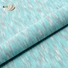Customized polyester spandex sport space dye jersey knit fabric