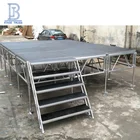 Cheap aluminum portable mobile music concert stage for sale