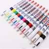 Permanet Pigment Marker Set Colorful 12 for Metal ,Wood, Ceramic, Aluminium, Oil-Based ,Fabric Pen