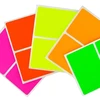 Neon Colors Nametag Stickers | Writable Surface - 150 Labels/Pack (5 Bright, True Fluorescent Colors) - 2 x 3 inch Rectangular L