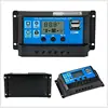 60A/50A/40A/30A/20A/10A 12V 24V Auto Solar Charge Controller PWM With LCD Dual USB 5V Output Solar Cell Panel Regulator PV Home