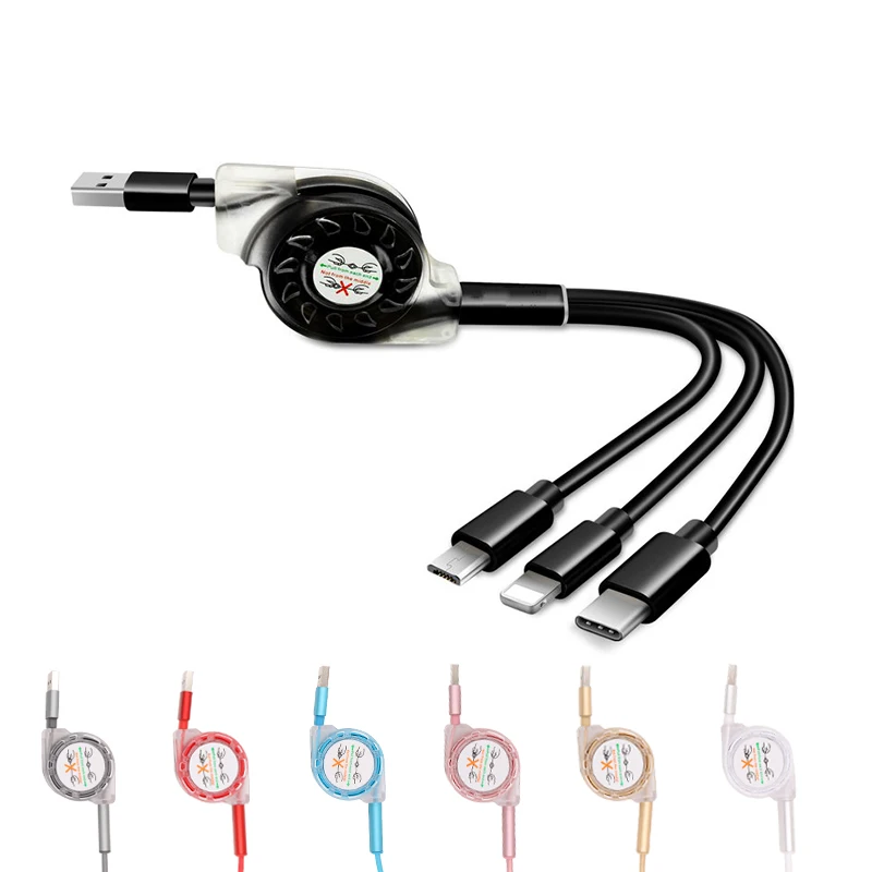Hot 3 In 1 USB Cable Charger - ANKUX.COM