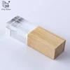 Custom Flash Memory Company Name Branded Wooden Usb Flash Drive With Box
