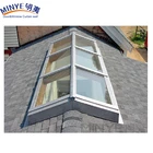 aluminum profile top roof glass skylight window