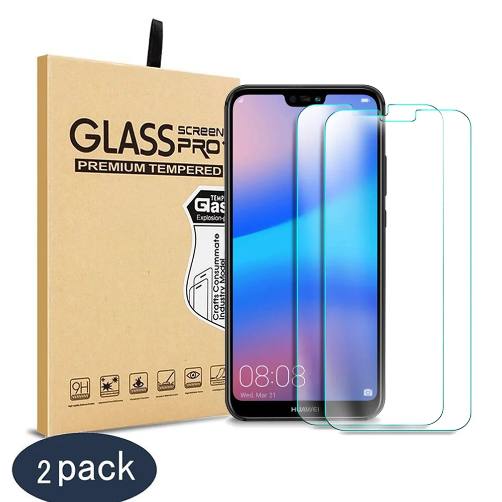 2 Pack 9H Tempered Glass Screen Protector for Huawei P20 Lite
2 Pack 9H Tempered Glass Screen Protector for Huawei P20 Lite