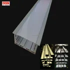 Light Plastic Plastic Lamp Shade U Shape Linear Light Polycarbonate Plastic Lamp Shade