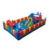 inflatable PVC amusement bouncer park/jumping bouncy castle with combo mini slides toys