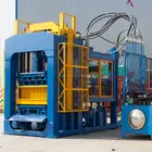 QT6-15 fully automatic concrete brick paving block making machine Kenya, high quality cement block moulding machine
