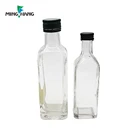250ml /500ml /750 ml Clear empty olive oil glass bottle cooking oil bottles