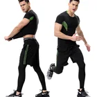 Oem fitness t shirt mens sweat suits sportswear sport gym woman