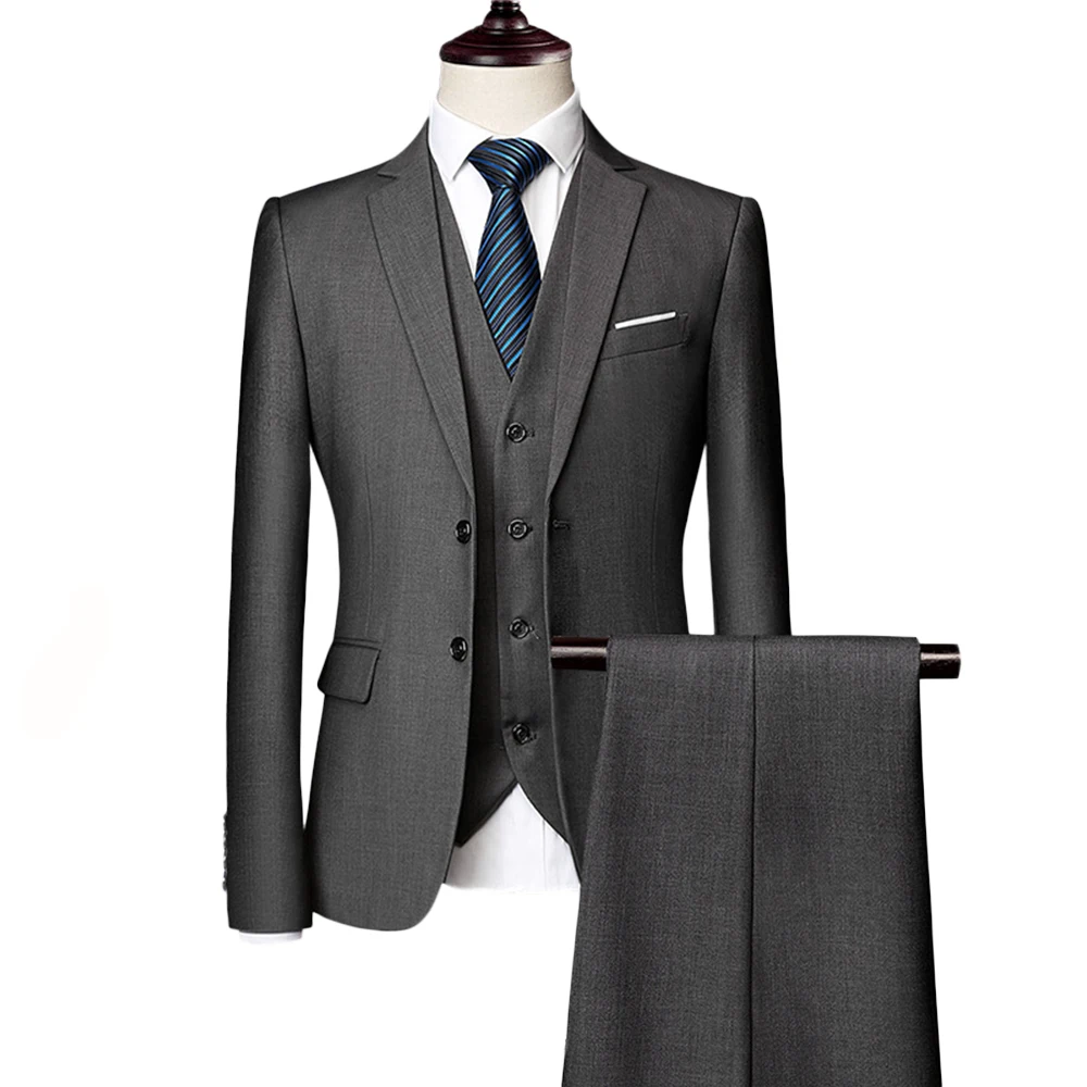 High quality 3 pcs suit for Men's party dress wholesale new style man's wedding suits, As picture
High quality 3 pcs suit for Men's party dress wholesale new style man's wedding suits, As picture