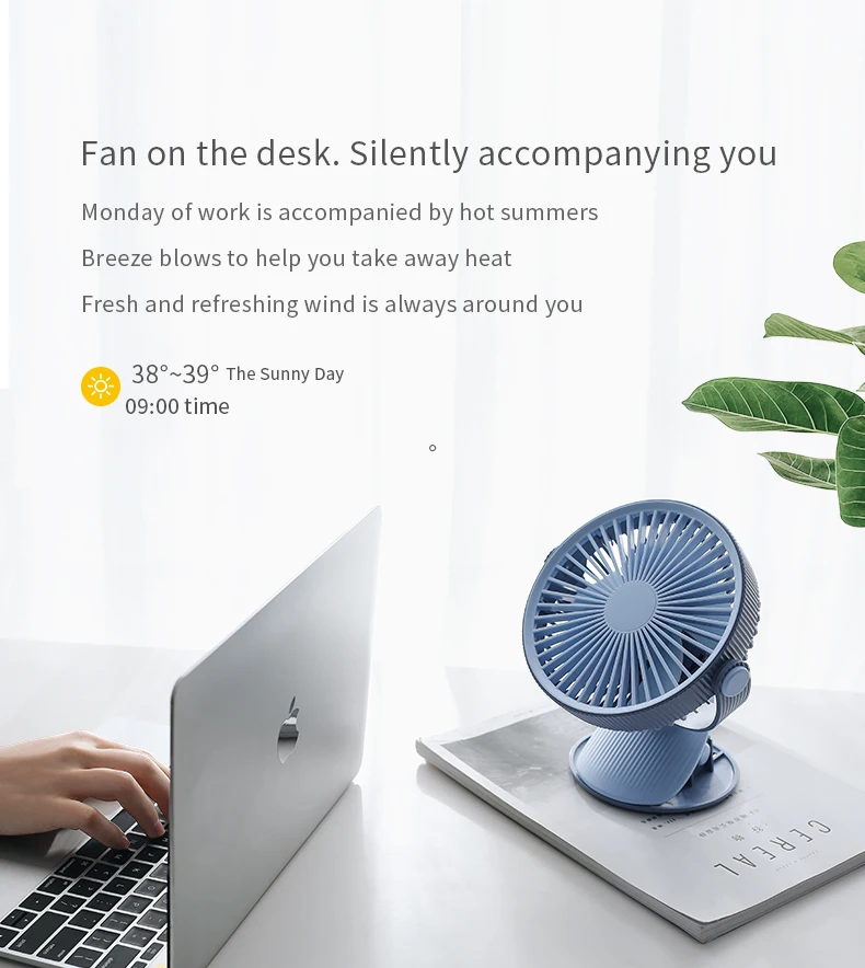Table Fan, IMYCOO, Portable, 2000mah - detail 10
