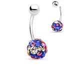 Fancy Ferido Ball Belly Button Ring Navel
