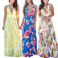 High Quality High Waist Sling Colorful Party Summer Ladies Floral Long Maxi Women Dress
High Quality High Waist Sling Colorful Party Summer Ladies Floral Long Maxi Women Dress