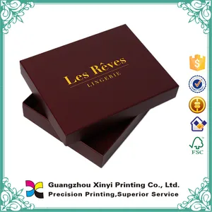 book shape two pieces hardcover gift box with gold foil hot