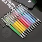 Office stationery custom touch stylus pen personalized logo luxury metal pen with stylus