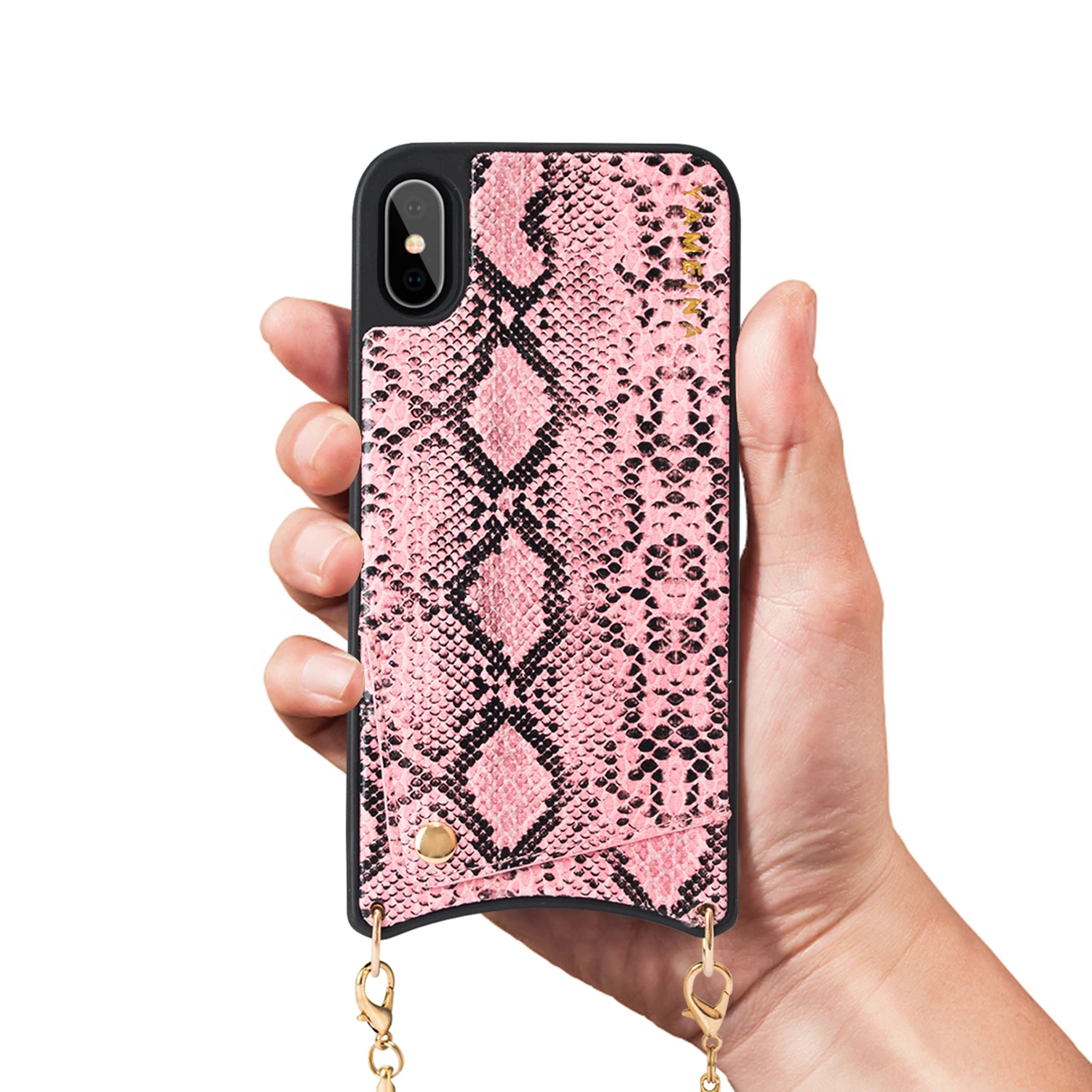 YOUFEEL- Snake Skin Leather Wallet Style phone case , TPU+PC With Metal Chain Phone Case For Iphonex/xs/xr/xsmax, N/a
YOUFEEL- Snake Skin Leather Wallet Style phone case , TPU+PC With Metal Chain Phone Case For Iphonex/xs/xr/xsmax, N/a