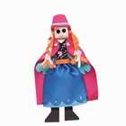 Hot sale girl christmas small cute fabric magic hair clips