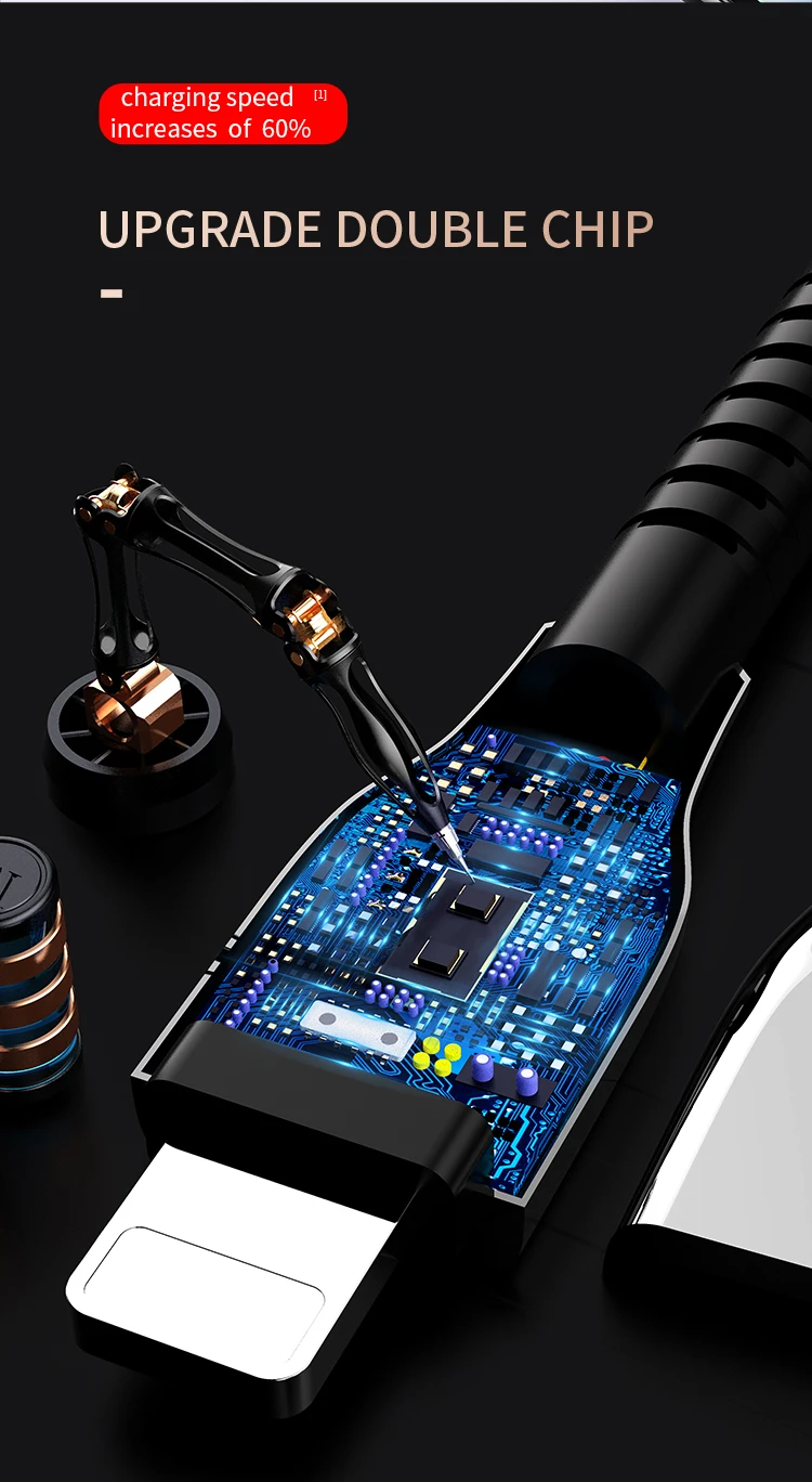 Xiaohe factory best selling braided cable led usb cable nylon - ANKUX.COM