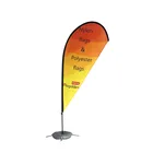 High quality table beach flag print for advertising