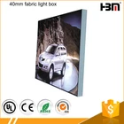 Customized wall mount advertising led light box with scrolling poster display