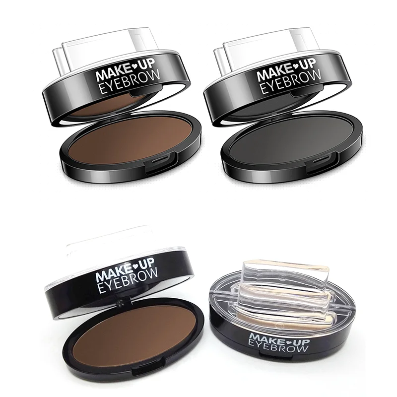 Best-selling makeup powder eyebrow stamps with mirror Seal the eyebrow powder, 2 colors 
Best-selling makeup powder eyebrow stamps with mirror Seal the eyebrow powder, 2 colors