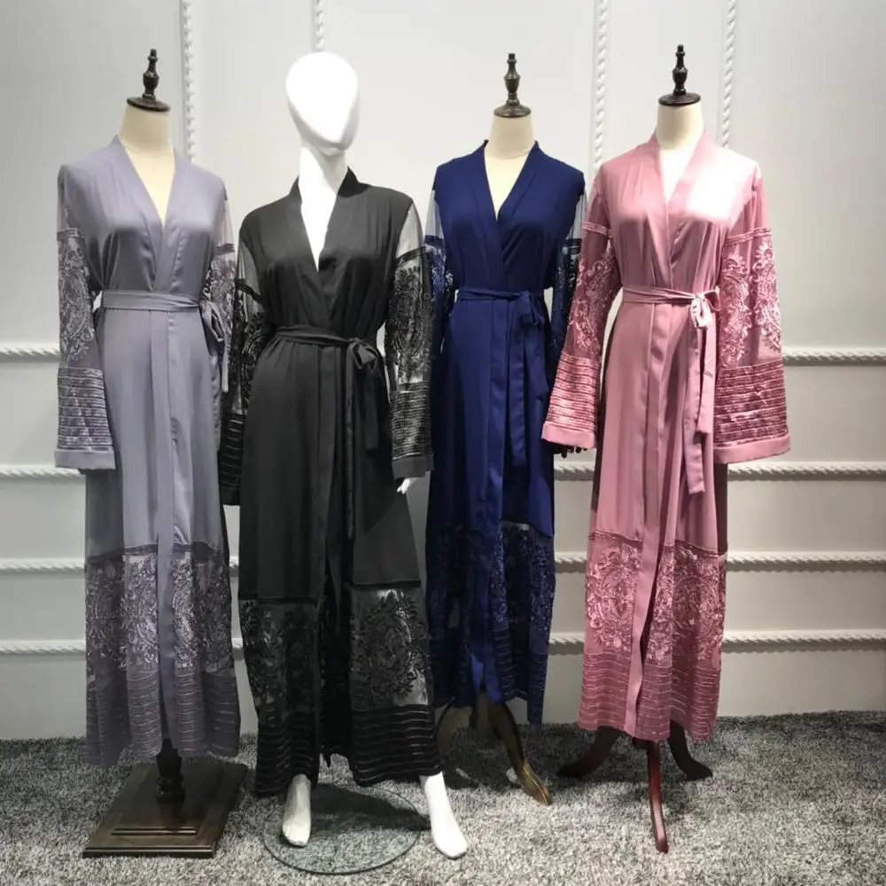 New ladies design muslim women dress fashion open abaya dubai, Black,gray,purple,navy
New ladies design muslim women dress fashion open abaya dubai, Black,gray,purple,navy