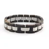 2019 Chinese Ebony Wood with Stainless Steel Mixed Bracelet with different color for Choose Unisex bracelet