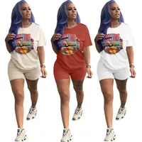 9040144 casual print t shirt and shorts outfits two piece set women clothing
9040144 casual print t shirt and shorts outfits two piece set women clothing
