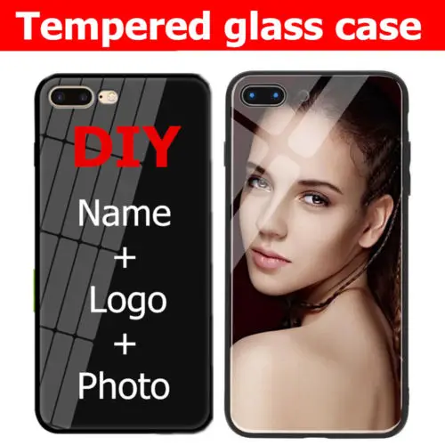 DIY Covers Personal Custom Tempered Glass Phone Cases For iPhone Xs Max X 8 7 6 Plus
DIY Covers Personal Custom Tempered Glass Phone Cases For iPhone Xs Max X 8 7 6 Plus