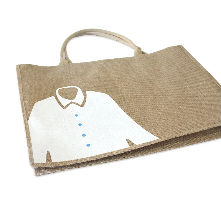 jute gift bag, promotional eco-friendly jute tote bag, reusable