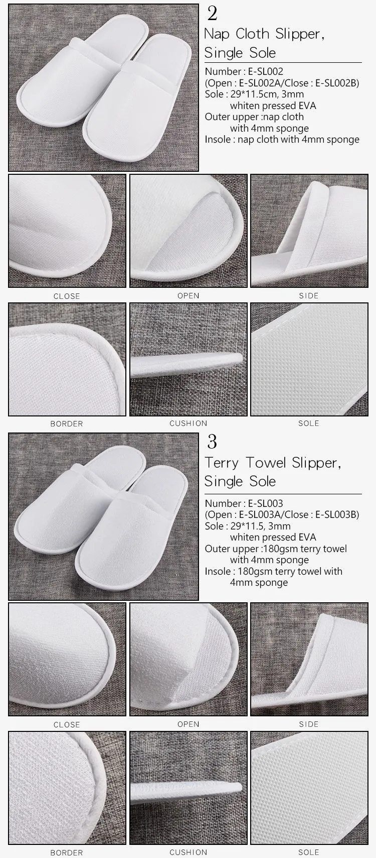 single use slippers