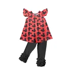 YIWU clothing manufacturers baby girl casual short baby clothes set