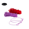 Hot sale purple elastic pre-tied bow for wine bottle