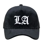 High quality black mesh velvet embroidery baseball cap trucker hat