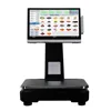 dual screen single screen cash register weighing scale pos for supermarket and restaurant